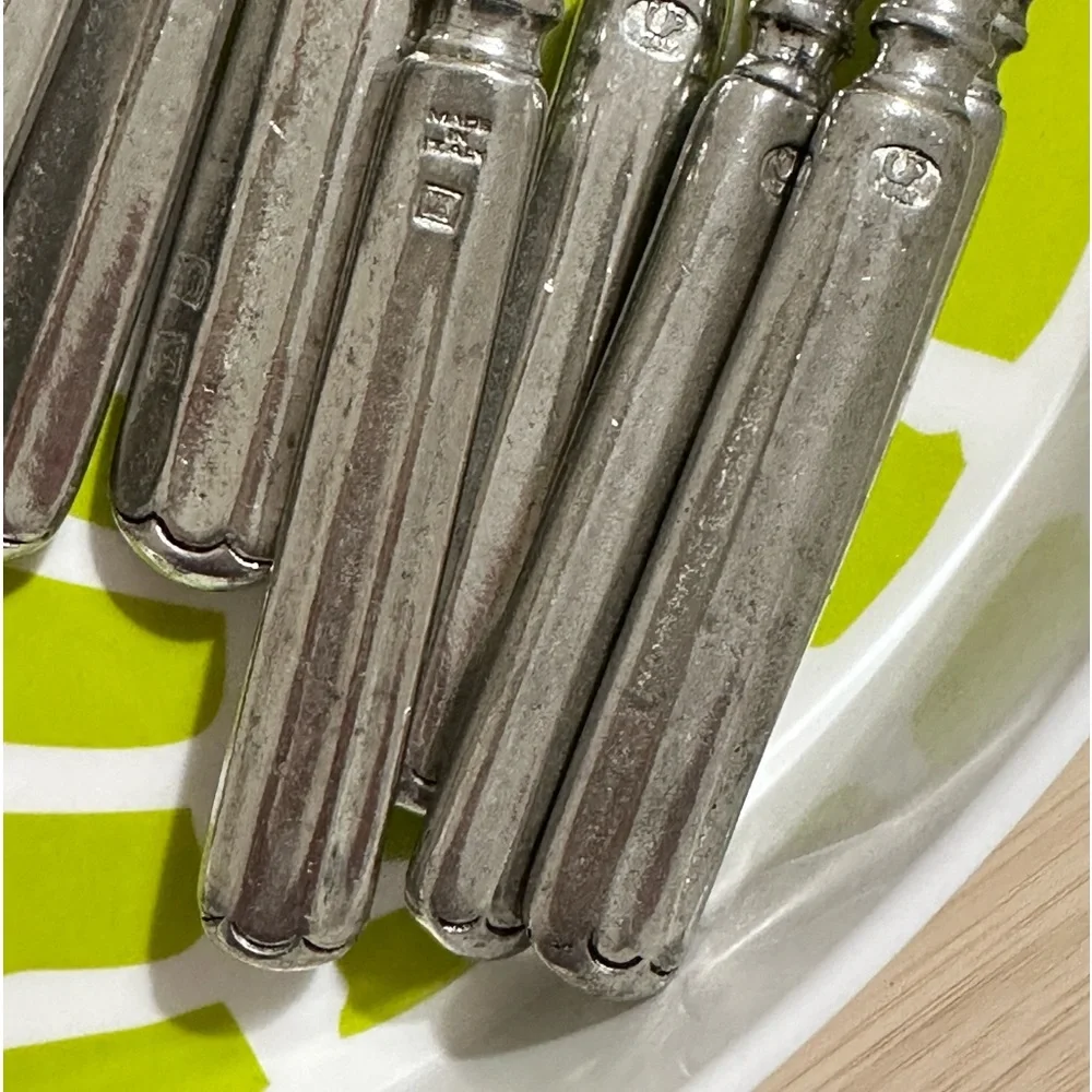 Williams Sonoma Alton Valpeltro Pewter & Stainless Flatware (1) place setting